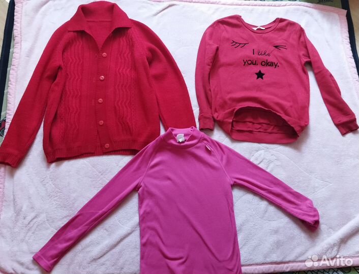 Вещи для девочки 140-146р