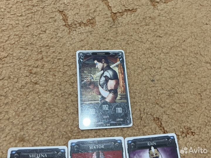 Коллекционные карточки лимитные MC №7,8,9