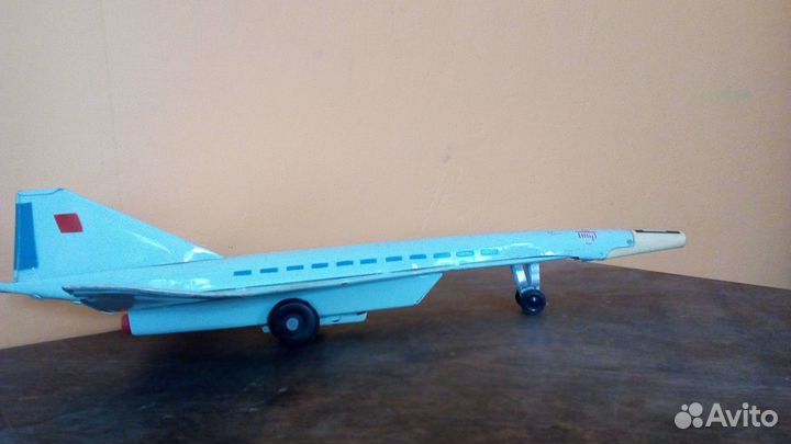 Игрушка самолет Ту-144 СССР