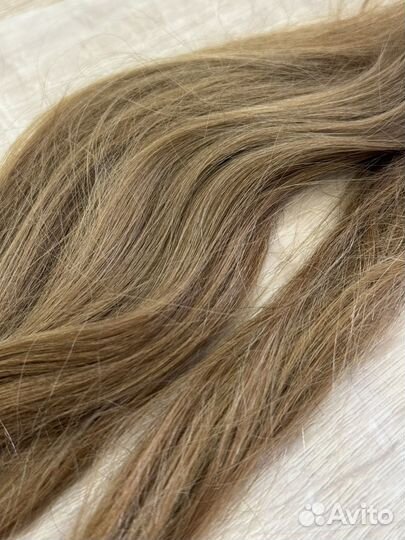 Волосы натуральные светло-русые