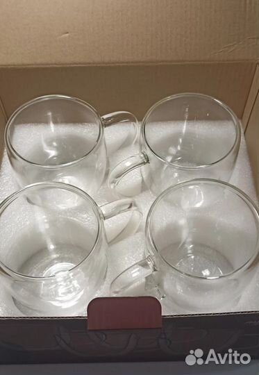 Кружка с двойным дном новая