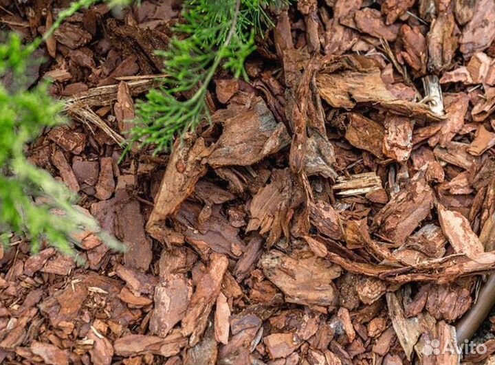 Кора лиственницы в мешках