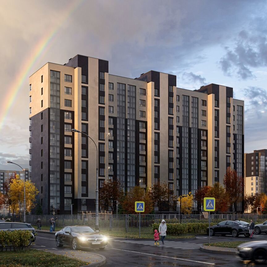 1-к. квартира, 41 м², 11/12 эт.