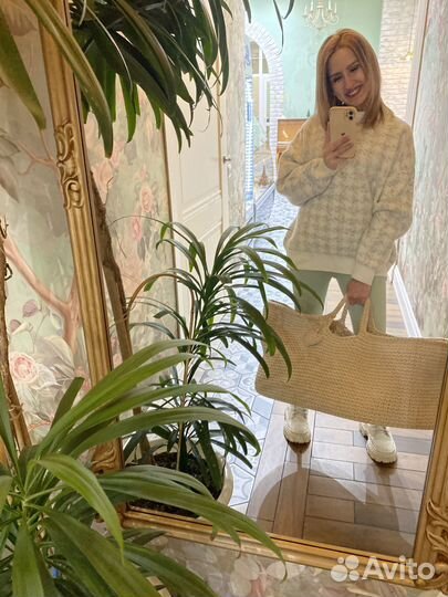 Вязаная Люлька сумка переноска для малышей