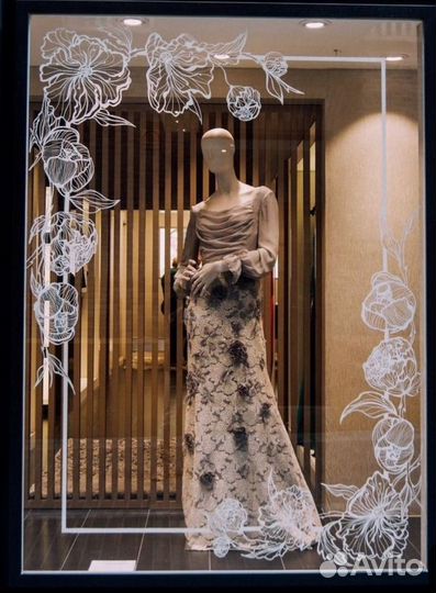 Роспись окон, стен