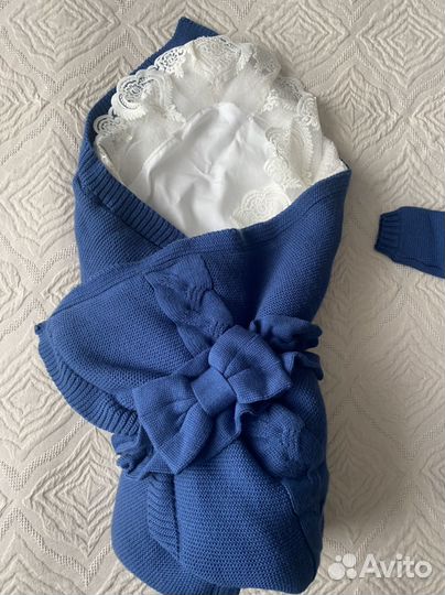 Конверт на выписку зимний для мальчика