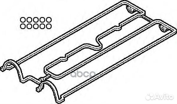 Прокладки крышки гбц (комплект: 1 прокладка пла