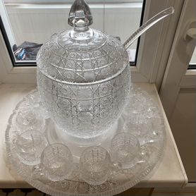 Хрустальная крюшонница