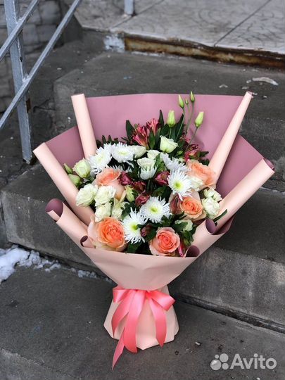 Букет живых цветов