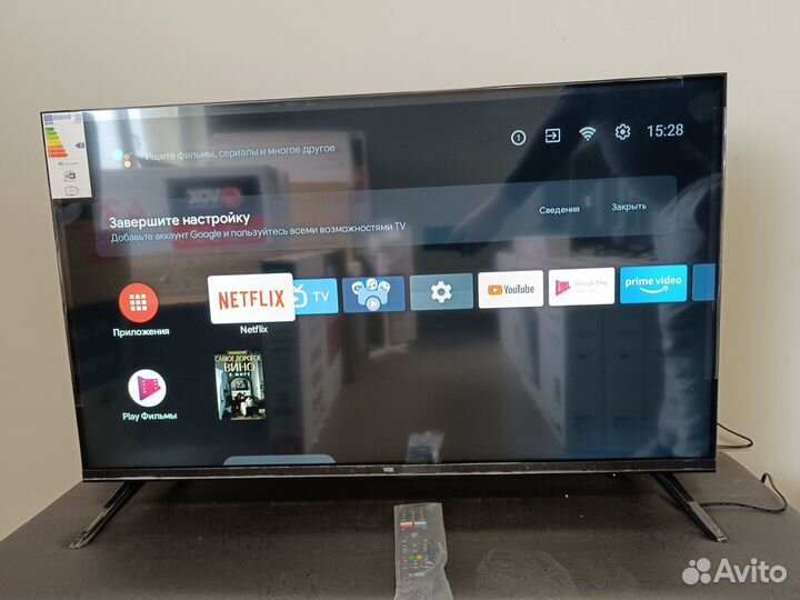 Телевизор 43 дюйма SMART TV новый android