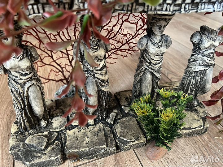 Античные колонны для аквариума (декор)