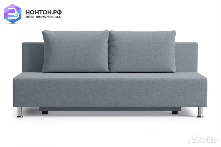 Диван еврокнижка Канна темно-серый