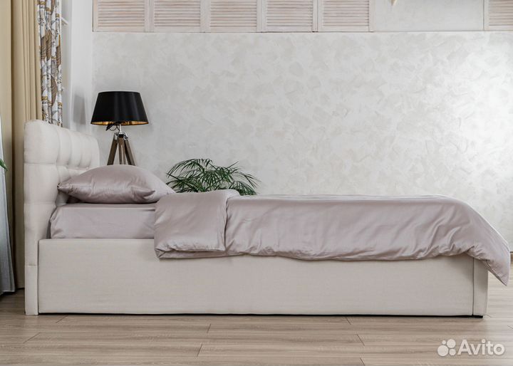 Кровать односпальная с матрасом 80х200 Марсель