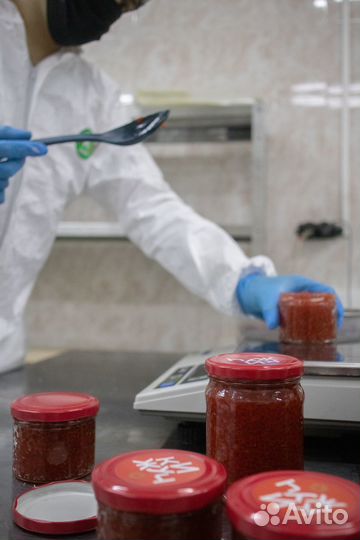 Услуги фасовки икры