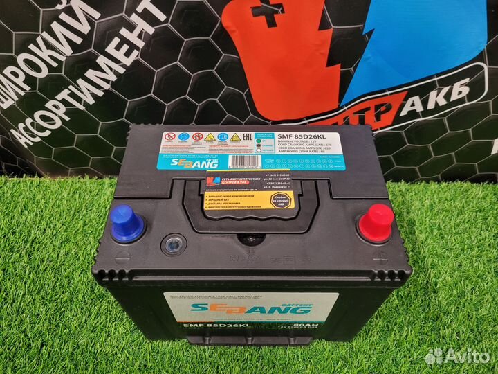 Аккумулятор sebang 80 Ah о.п. 670A