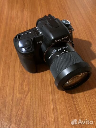 Зеркальный фотоаппарат sony альфа 350