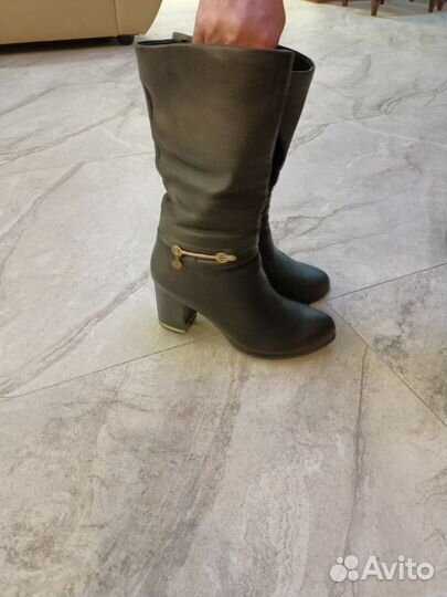 Сапоги женские натуральная кожа