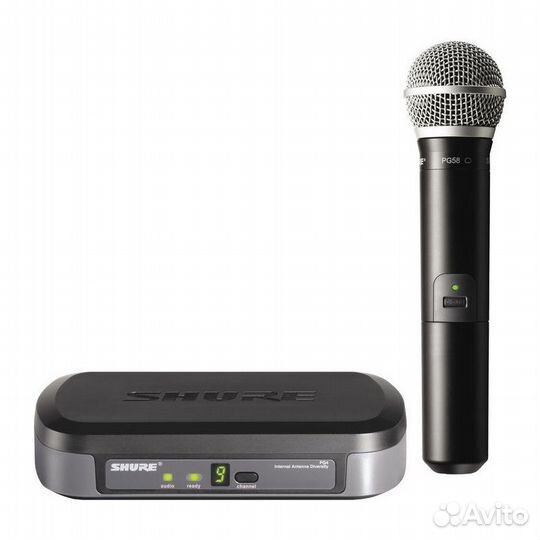 Радио-микрофон shure PG24/PG58 R10