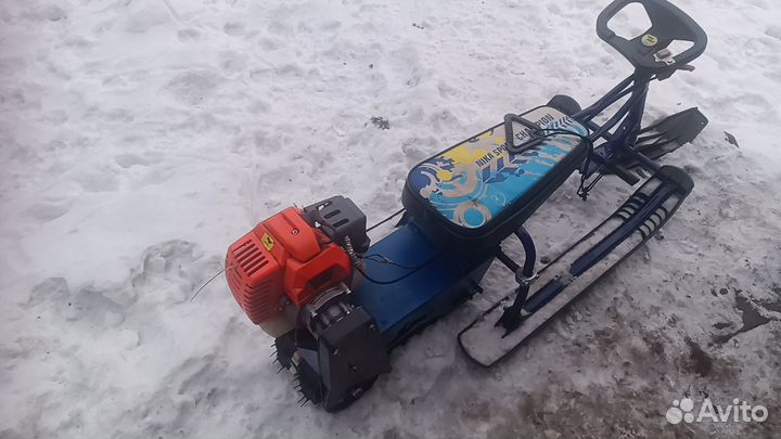 Детский снегокат с мотором бу