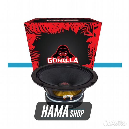 Динамик среднечастотный 20см Kicx Gorilla Bass GB8