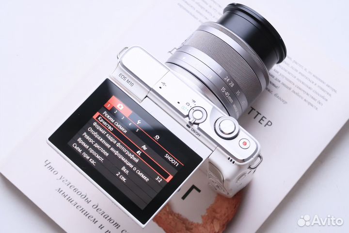 Фотоаппарат Canon EOS M10 + 15-45 IS STM