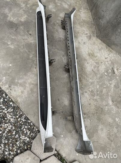 Оригинал Пороги с подсветкой lx570 lc200