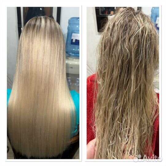 Кератиновое выпрямление волос, ботокс, нано