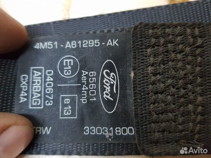 Ремень безопасности водительский Ford Focus 2