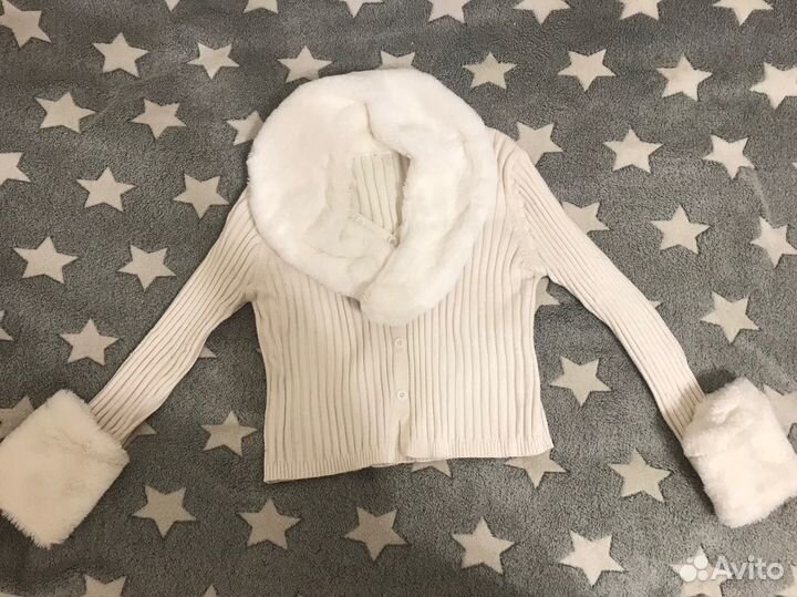 Кофта с мехом