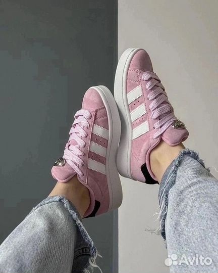 Кроссовки adidas campus 00s розовые