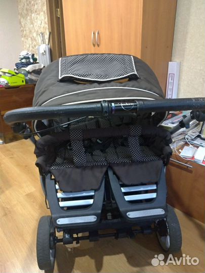 Коляска для двойни/погодок teutonia team cosmo 2в1