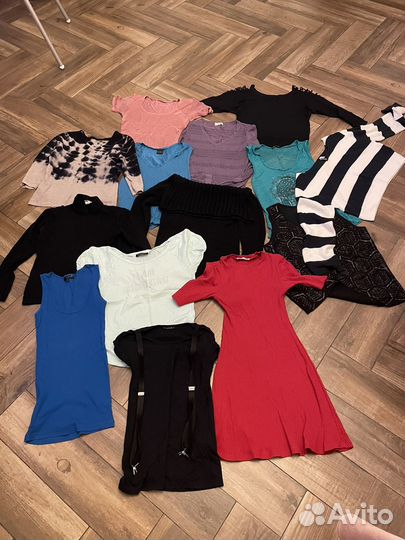 Брендовые вещи пакетом на девушку