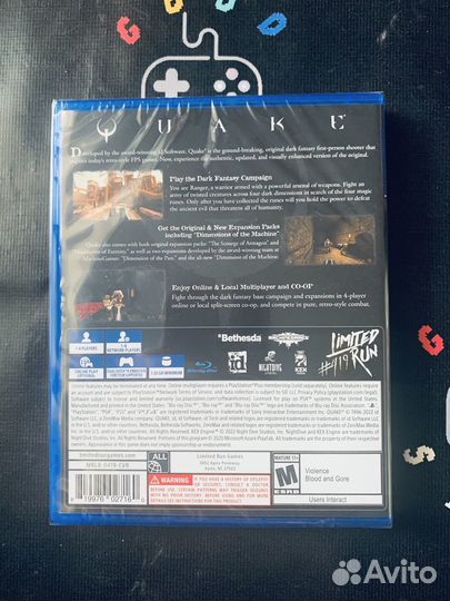 Quake ps4 limited run