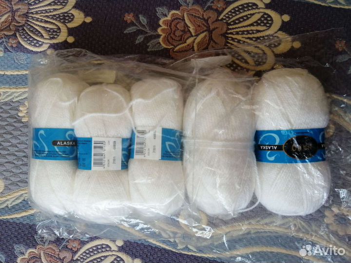 Пряжа для вязания Нитки Nako Alaska 5 мотков