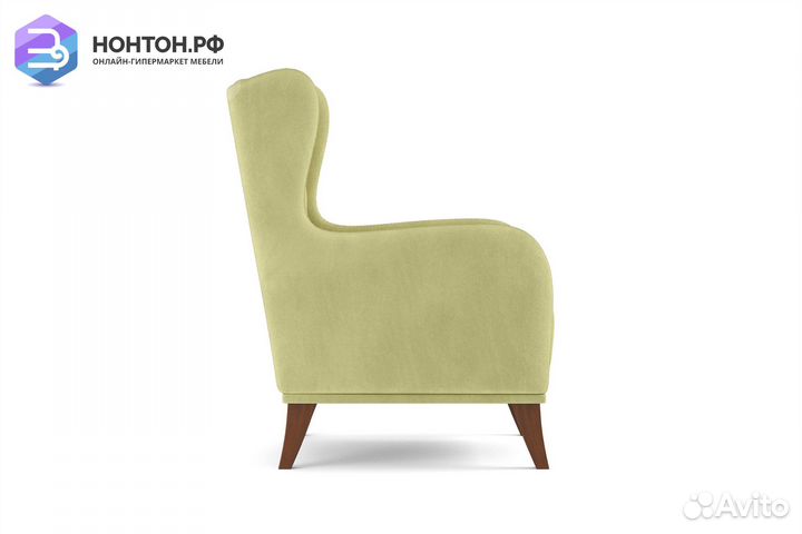 Кресло евромагнат светло-зеленое