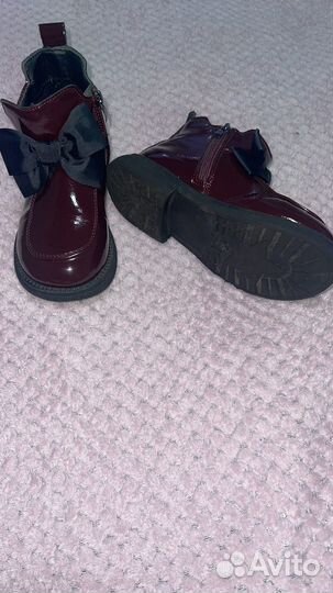 Ботинки осенние для девочки 22 см