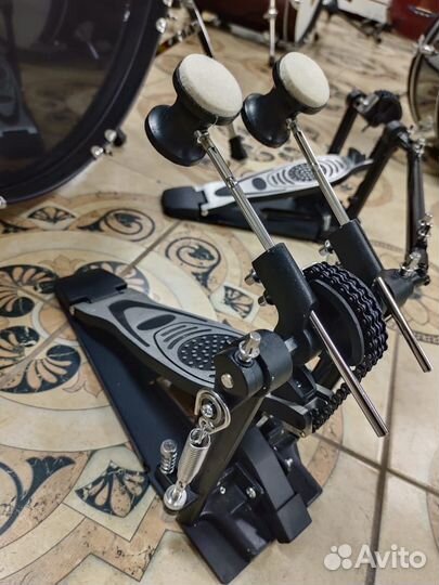 Rolling Rock PD-200W кардан Двойная педаль для бас