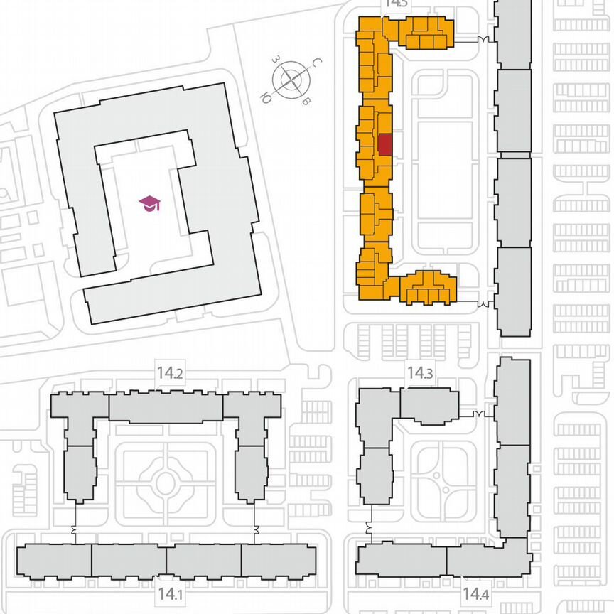 2-к. квартира, 58,7 м², 6/8 эт.