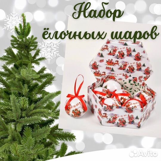 Новогодние шарики на елку