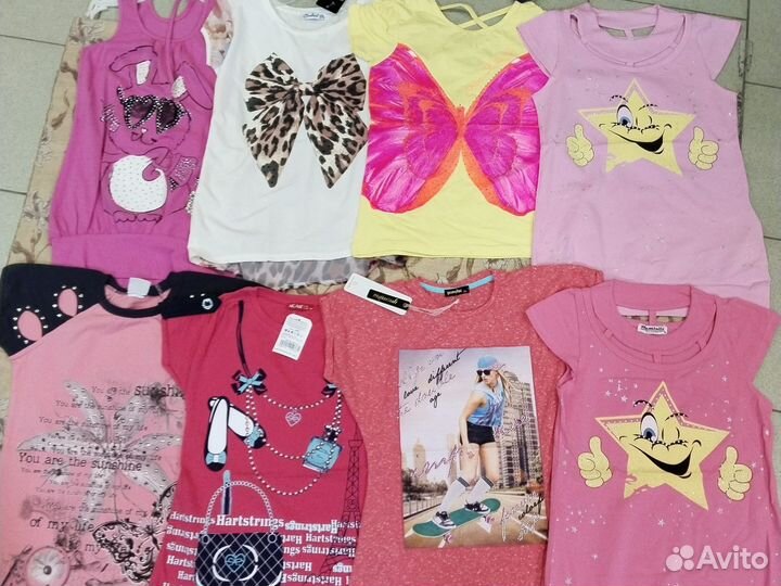 Футболка, Туника летняя для девочки 140, 146, 152