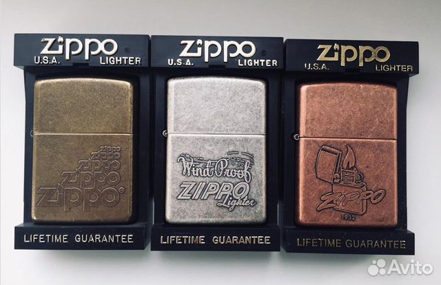 Зажигалки zippo серии antique finish 1997 г