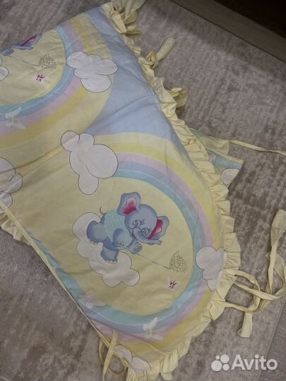 Бортики и балдахин в кроватку