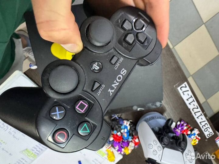 Прошитая пс3 SonyPlayStation 3 slim320+ 2 геймпада