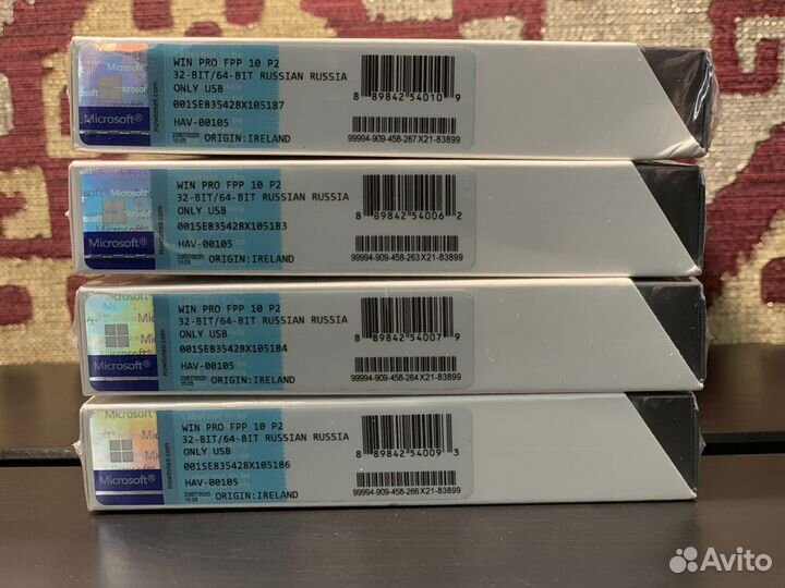 Microsoft Windows 10 PRO 64/32bit BOX запечатанная