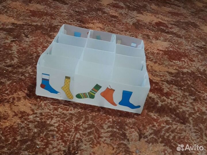 Упаковка для носков. Пластик