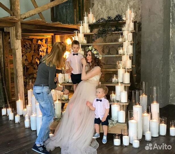 Насыпные свечи для декора