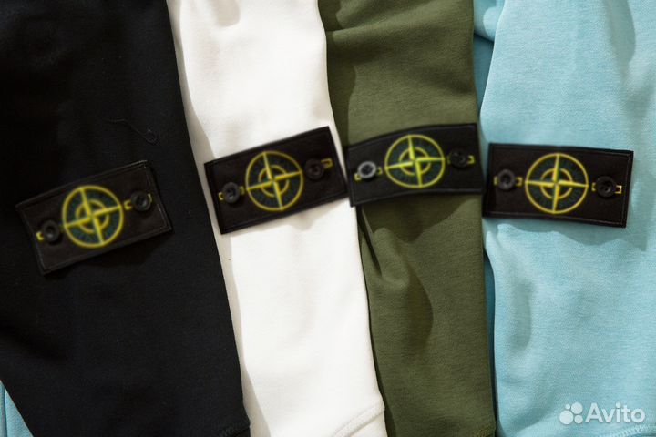 Stone island свитшот Белый