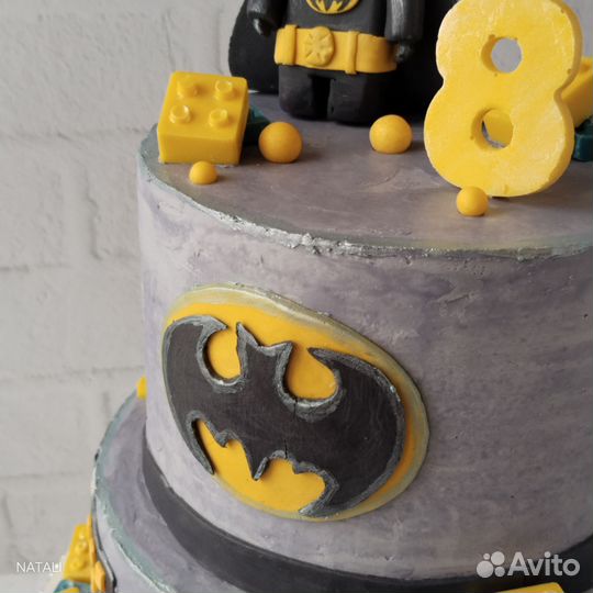 Двухъярусный торт Новый год Черноголовка