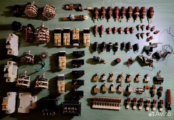 Переключатели, выключатели, кнопки СССР