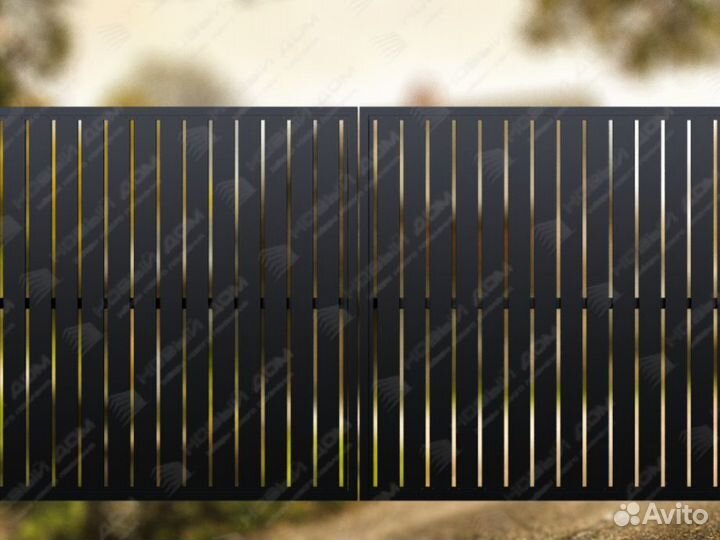 Забор металлический